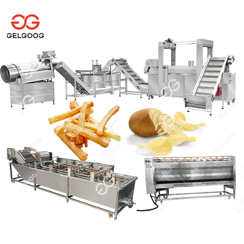 Frozen French Fries Making Production Line French Fries Plant Cost