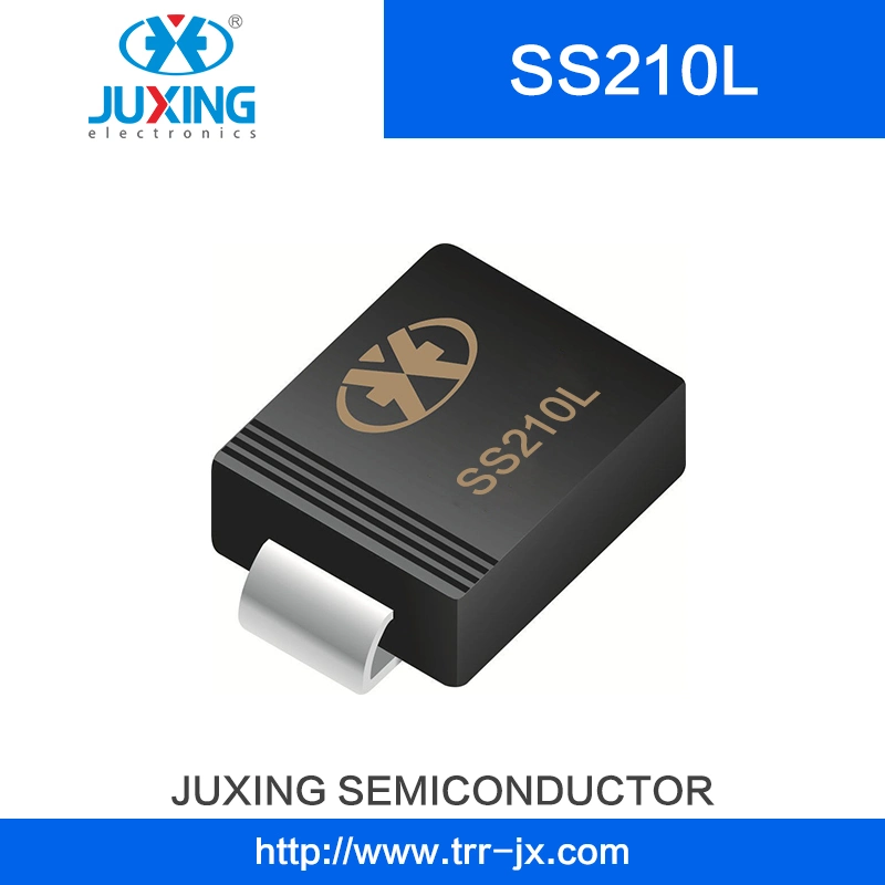 Juxing Ss210L 100V2a Ifsm50A Baja Vf0,6A rectificadores Schottky de montaje superficial Diodo con SMB