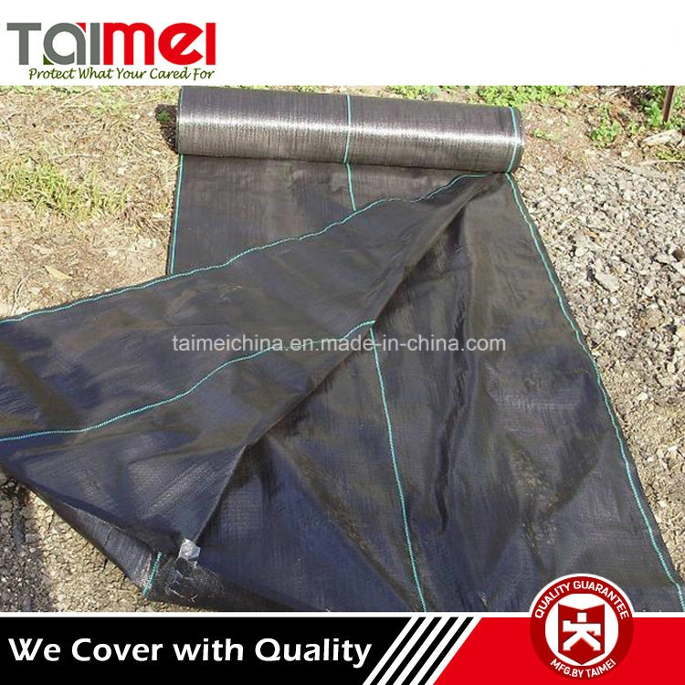 PP Flat Yarn Woven Ground Cover Weed Barrier Fabric