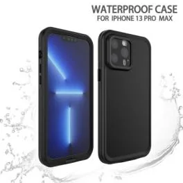 Coque de téléphone portable transparente et étanche, résistante aux chocs pour la plongée et la natation.