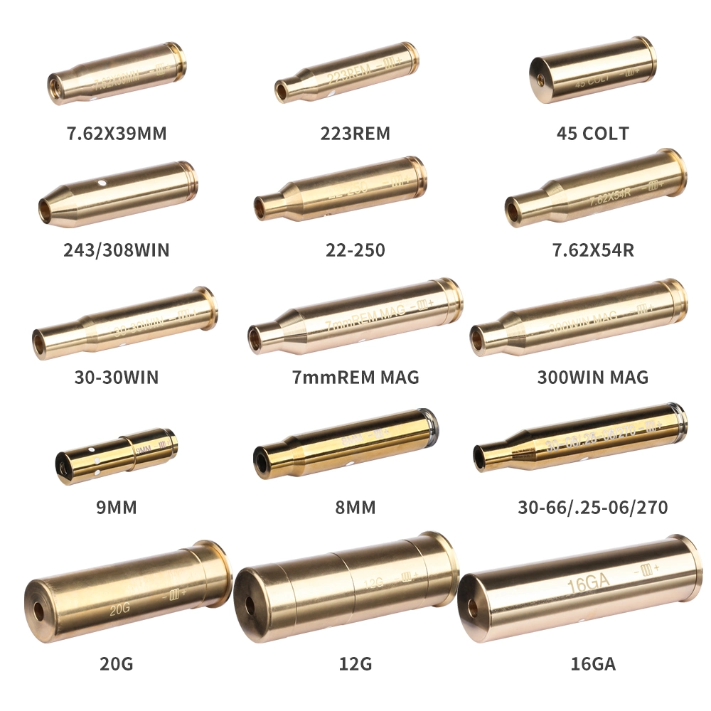 Bullet Trainer Laser 223rem 300 Win Mag Bore Sight 12ga Collimator Scope Training Shooting