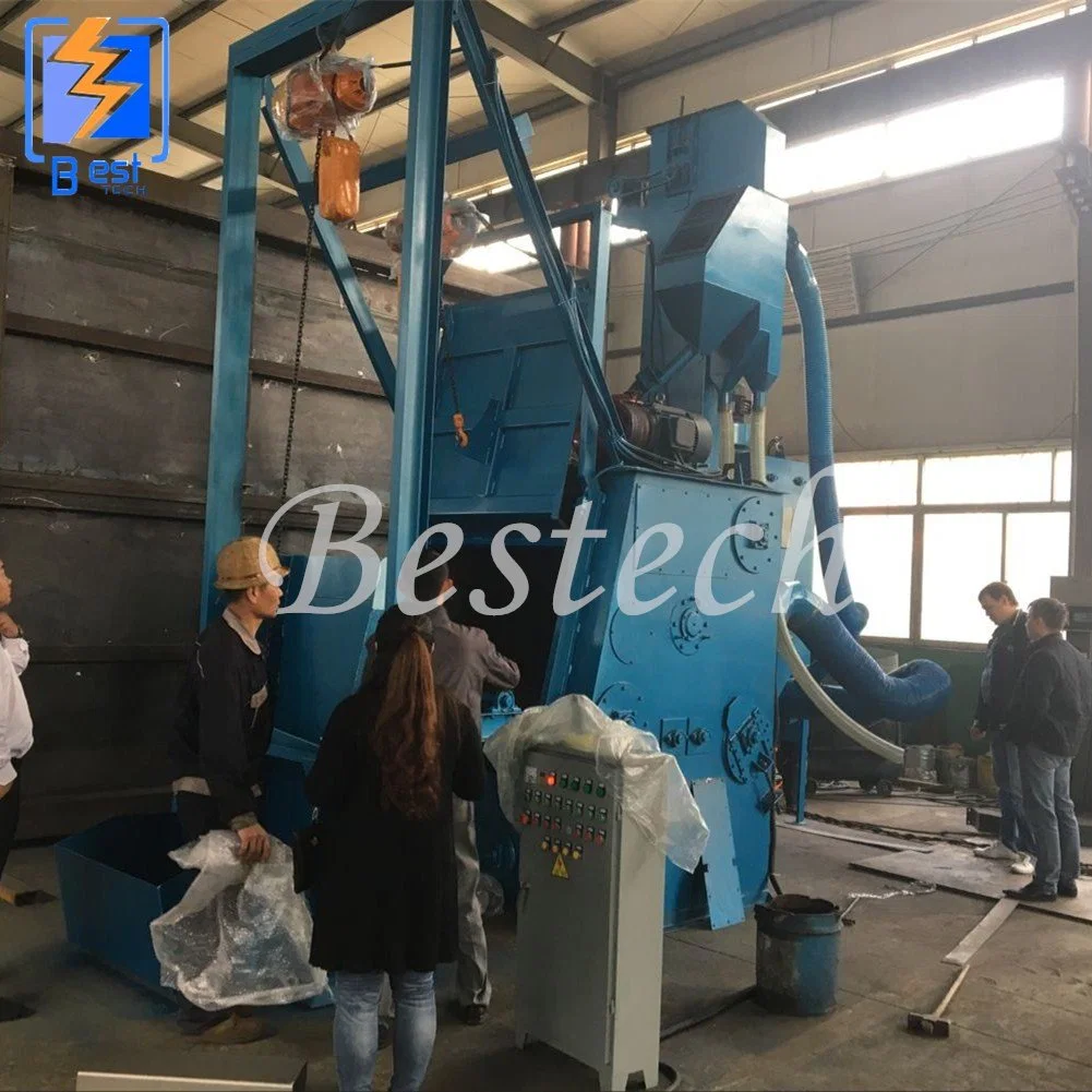 Q3220 Casting Spring Bearing Shot Blasting Machine with Crawler Belt