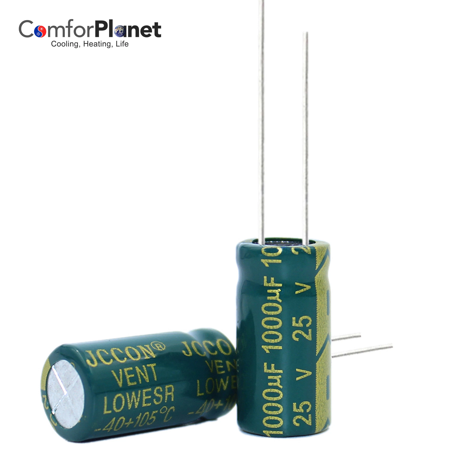 China Power Capacitor 1000UF 25V Aluminum Electrolytic Capacitor