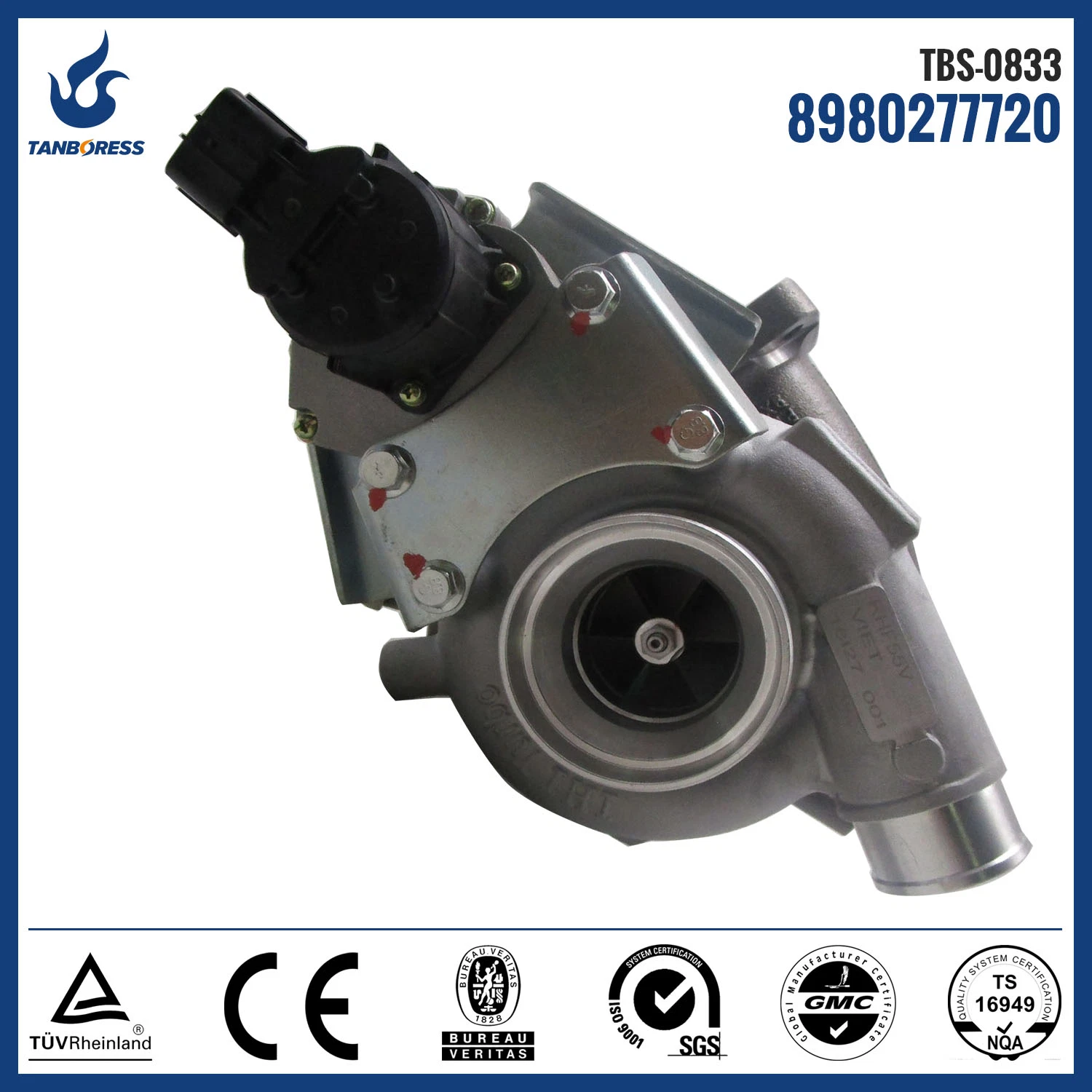 Fr55V 4HK1-E2n del turbocompresor del motor con actuador eléctrico VIET 8980277720 VAA40016