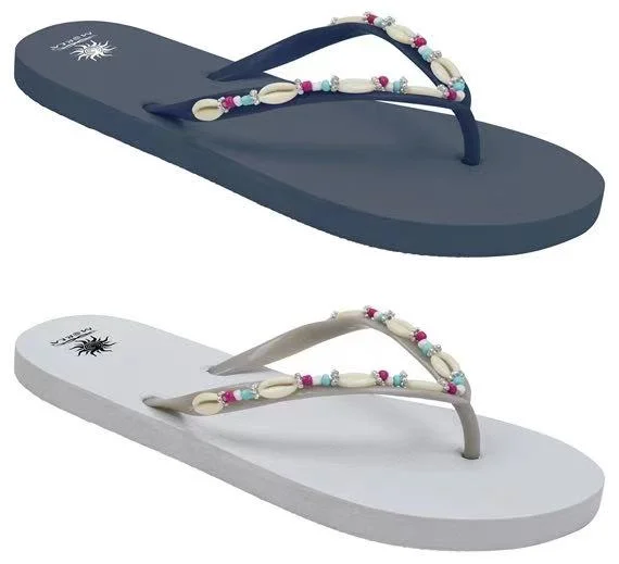 Original Factory impresión personalizada de logotipos mujeres al aire libre EVA Ladies Beach Sandalias Zapatillas Flip Flop