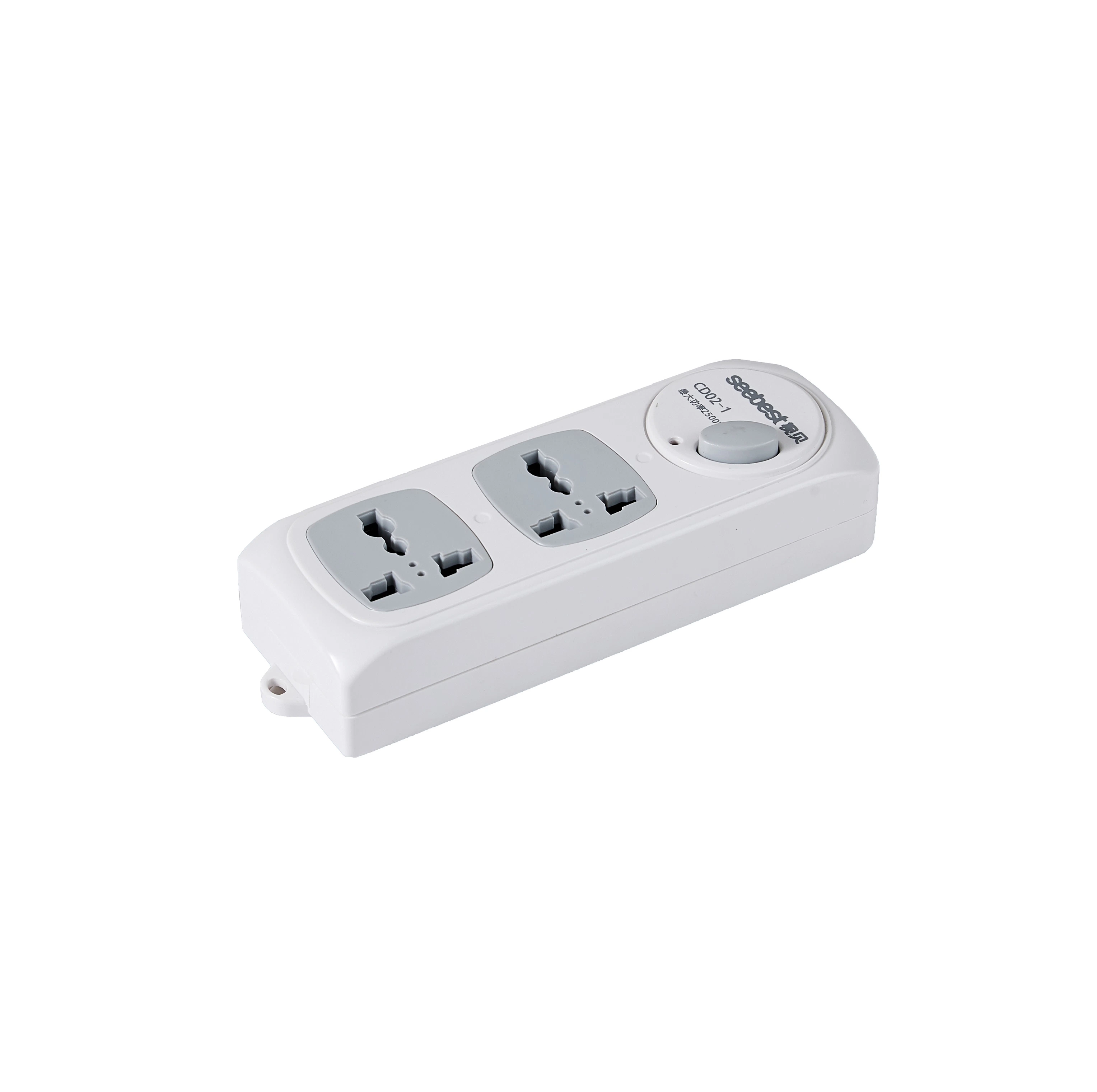 Customized 3 Way Universal Power Extension Socket Plug Outlet