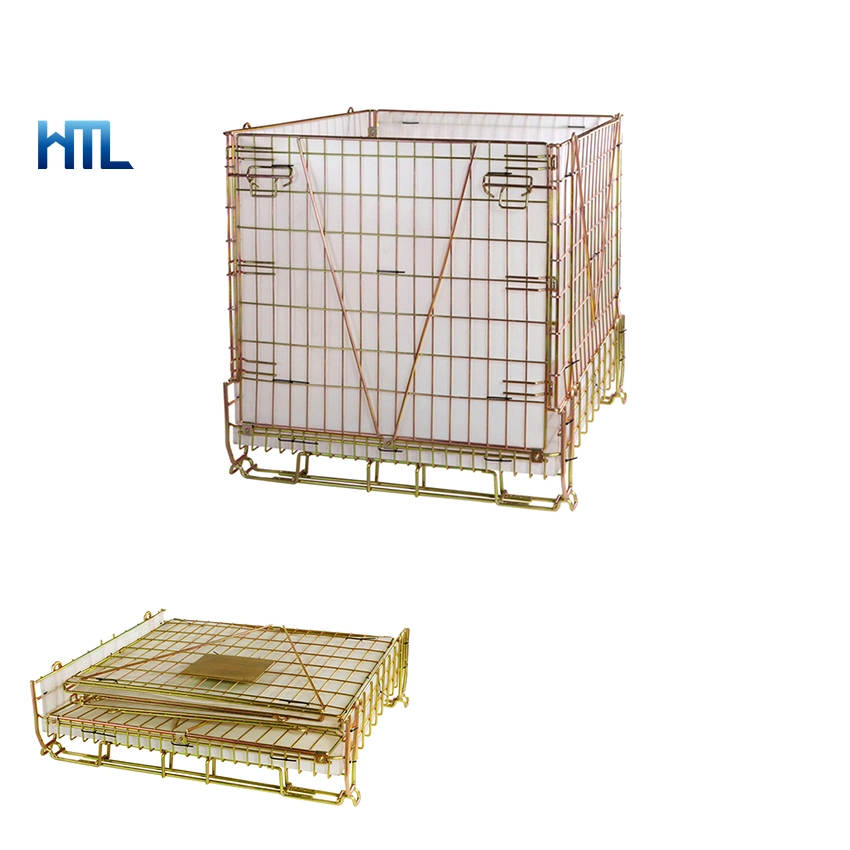 Industrial Steel Pet Preform Wire Mesh Container for Storage