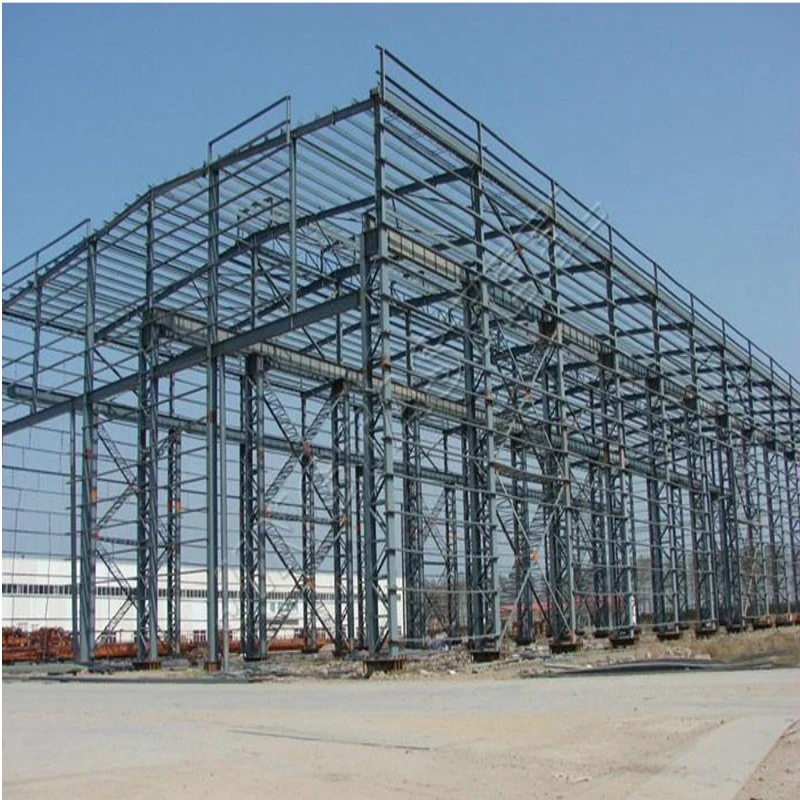 Construction de bâtiments en métal léger cadre conception d'entrepôt acier industriel préfabriqué Structure