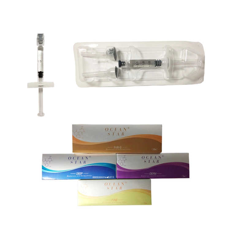 Ocean Star Beauty Products Hyaluronic Acid Injections 1ml 2ml 10ml Ha Dermal Filler.