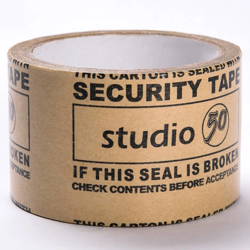 New Product of Offer Printing Reinforced Water Activated Kraft Paper Gummed Tape