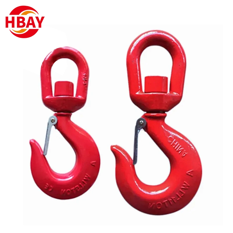 Customized Rigging Alloy Steel Heavy Duty Lifting Swivel Hook