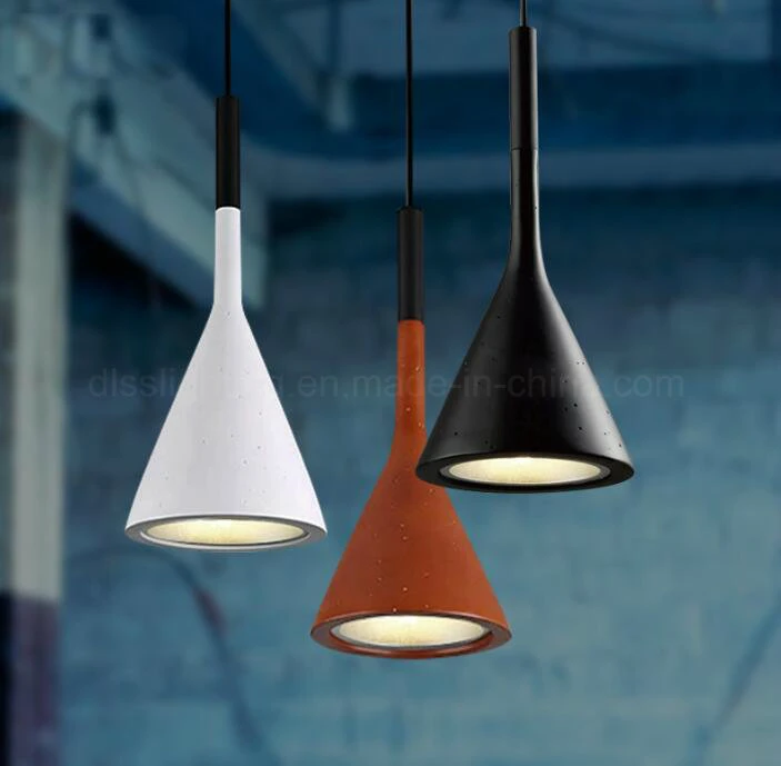 Modern Industrial Country Style Imitation Cement Pendant Lamp Decorating Western Restaurant