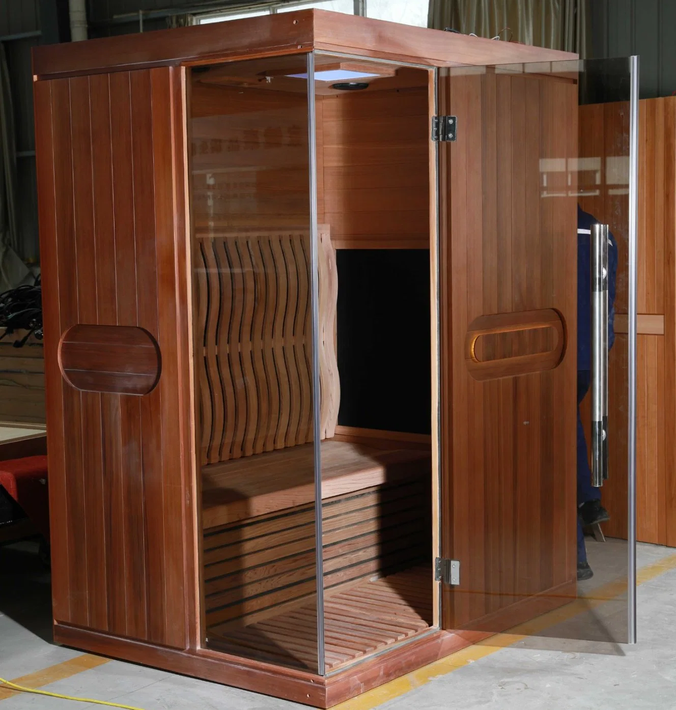 Manufacturer Direct Sale Home Use 2 Person Morden Sauna