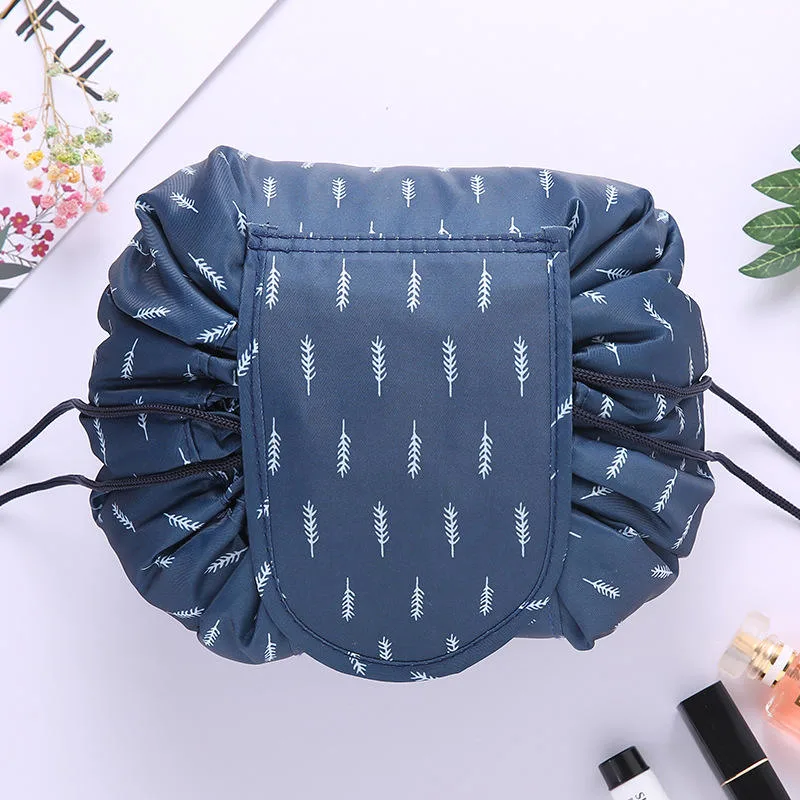 Fashion Ladies Case Waterproof Drawstring Makeup Bag Lazy Cosmetic Bag