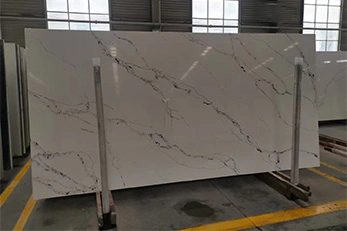 Granite Color Artificial Quartz Stone Slabs for Vanity Tops with Solid Surface