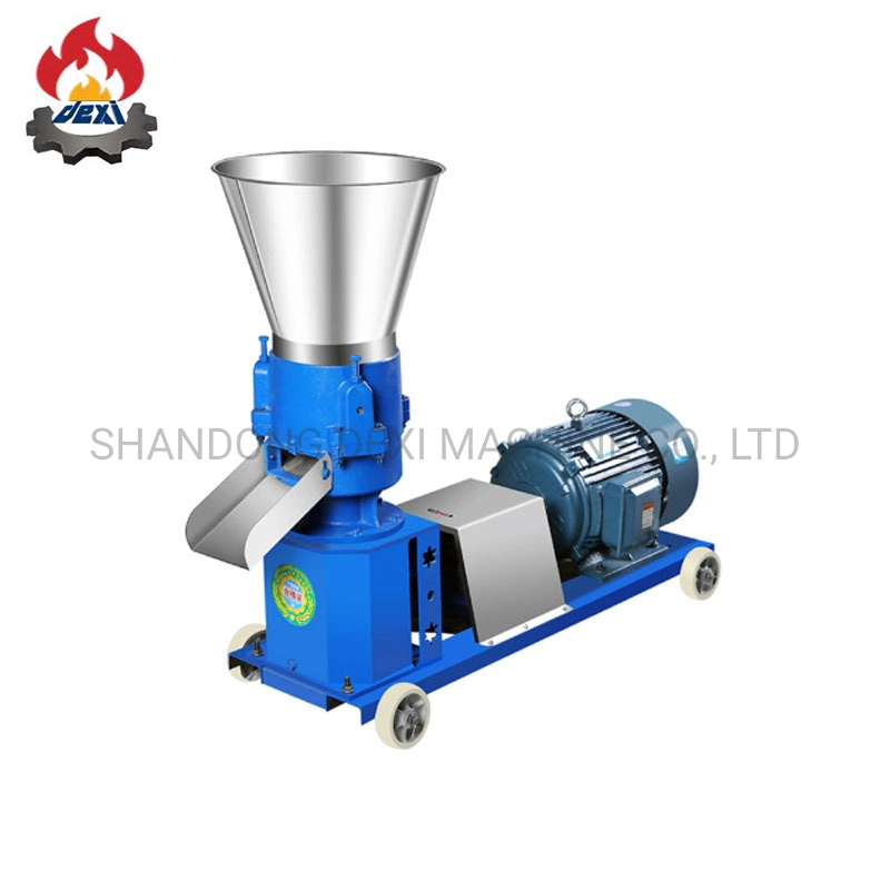 Small Poultry Feed Granulator Electric Motor Feed Pellet Machine