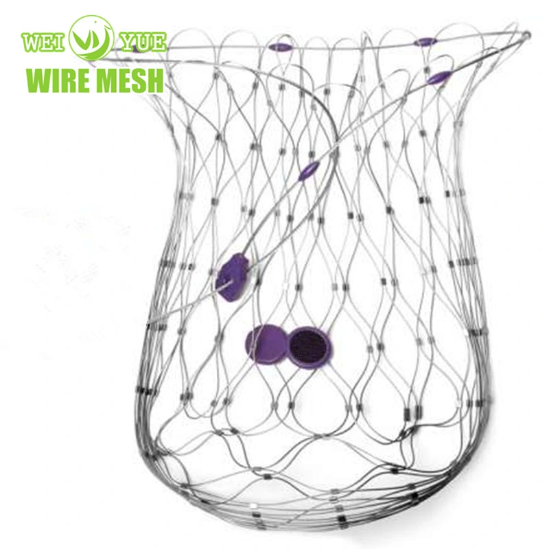 China Stainless Steel Anti-Theft Security Metal Wire Rope Mesh Bag