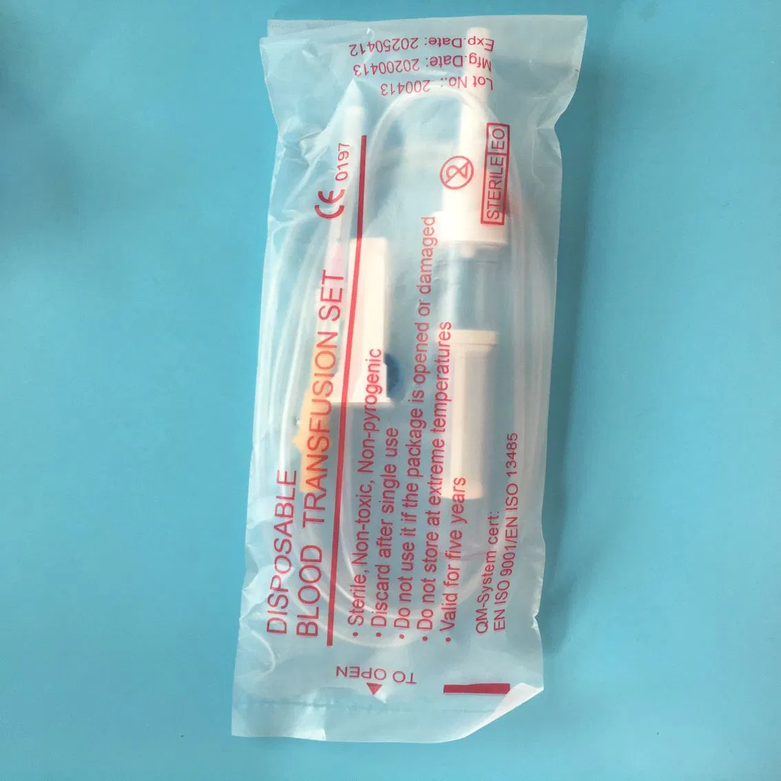 Medical CE Approval Medical Sterile Disposable Blood Transfusion Set