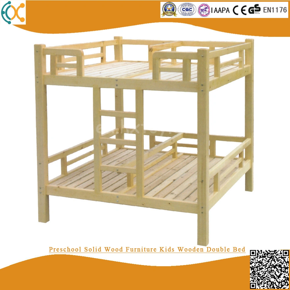 Kindergarten Furniture Kids Wooden Single Bed for Sale