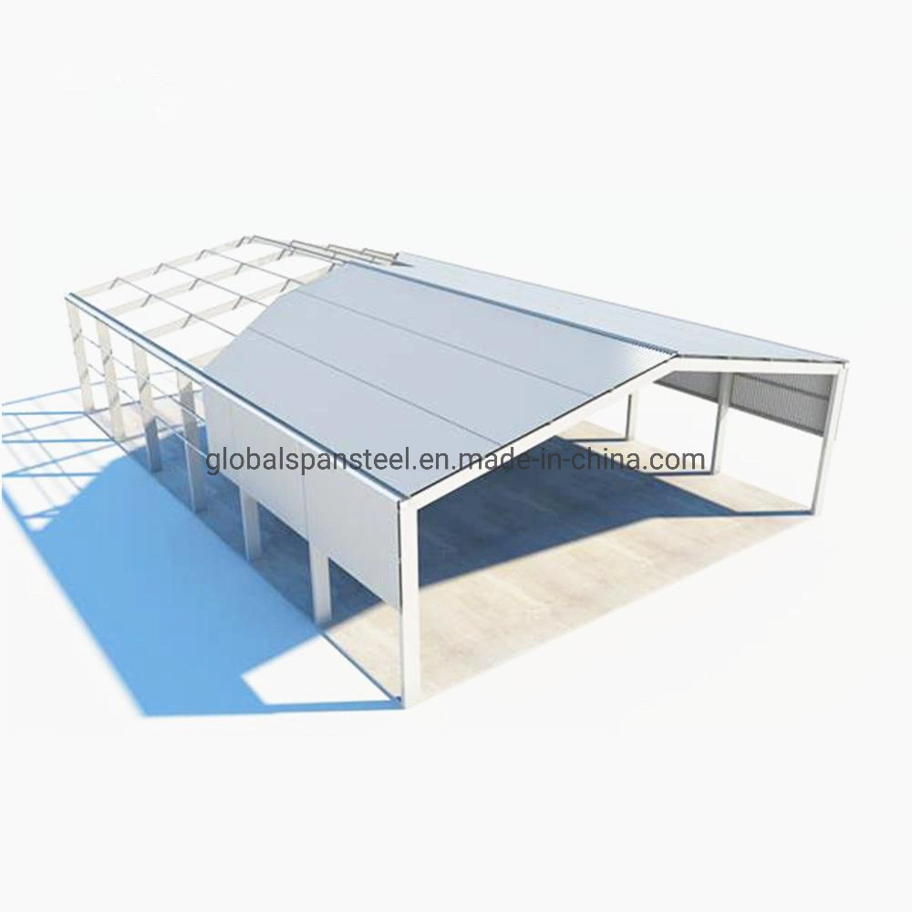 African Pre Engineered China Prefab Steel Structure Workshop Building Frame with Sandwich Panel for Sale