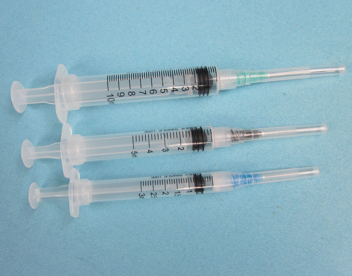 Medical Instrument Disposable Safety Syringe