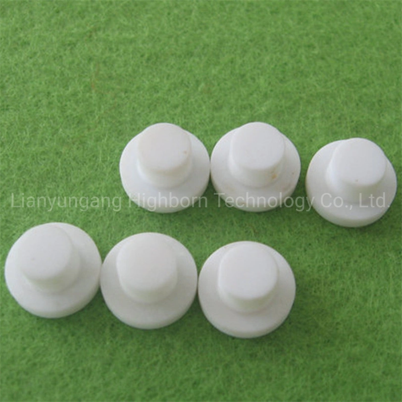 Customized White Color Macor Micalex Microcrystalline Machinable Glass Ceramic Plug with Low Density