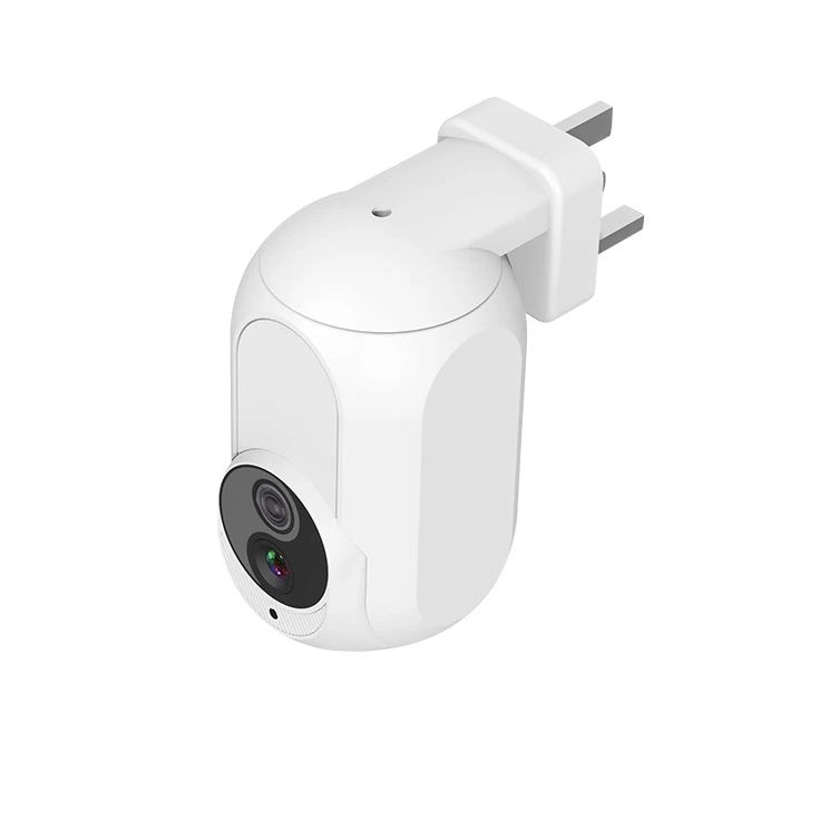 Caméra CCTV à fiche sans fil Tuya lampe LED 2 MP IP Caméra 360 rotation de l'audio bidirectionnel Night Vision