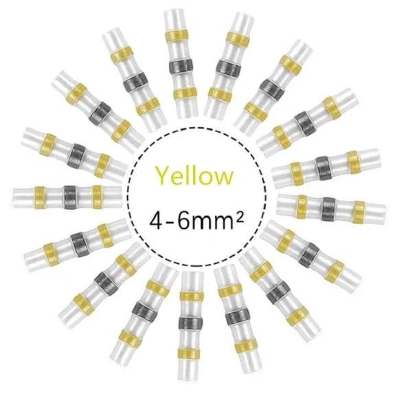 La junta de soldadura resistente al agua los conectores de cable Termoretráctil de manguito de soldadura conectores empalme