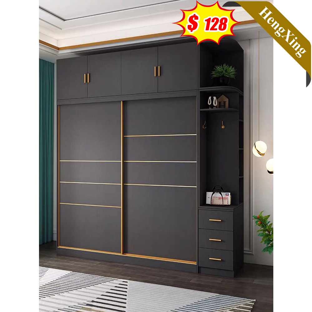 preço de fábrica Home Quarto armário Design Multi-uso 2 portas Guarda-roupa de mobiliário em madeira