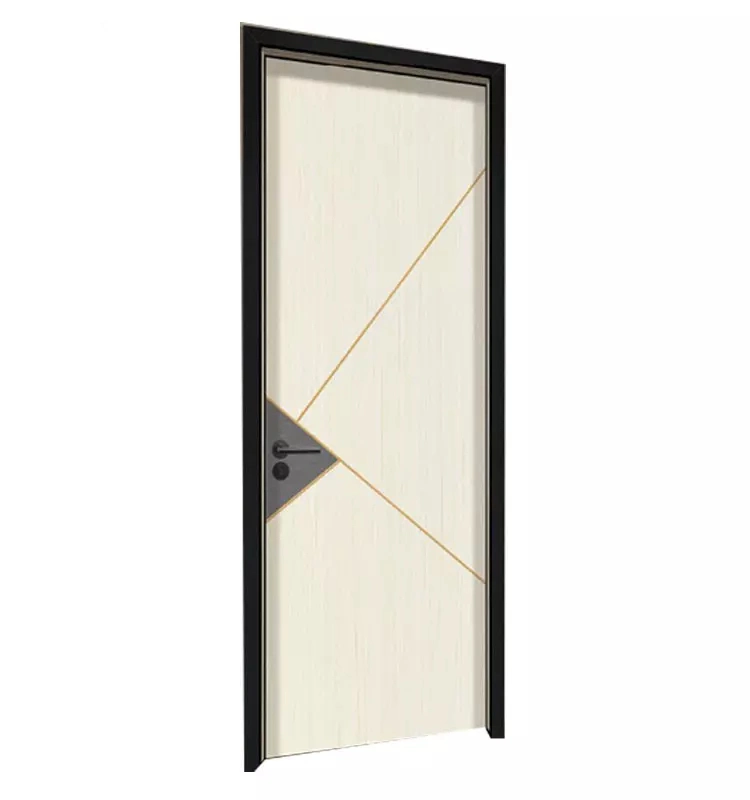 Aluminum Wooden Door Sliding with Leather Bedroom