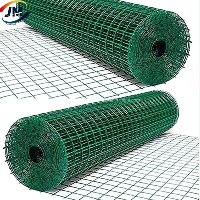 Em aço inoxidável revestido de PVC/Médios galvanizados a quente de malha de arame soldado para jardim Agricultura Animal aves de gaiola Coelho construção de concreto de reforço