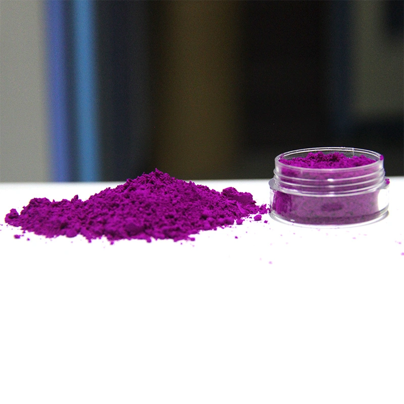 Wholesale/Supplier Eco Friendly Neon Violet Fluorescent Pigment for Cosmetic, Nail Art, Epoxy Resin, Paint Coating