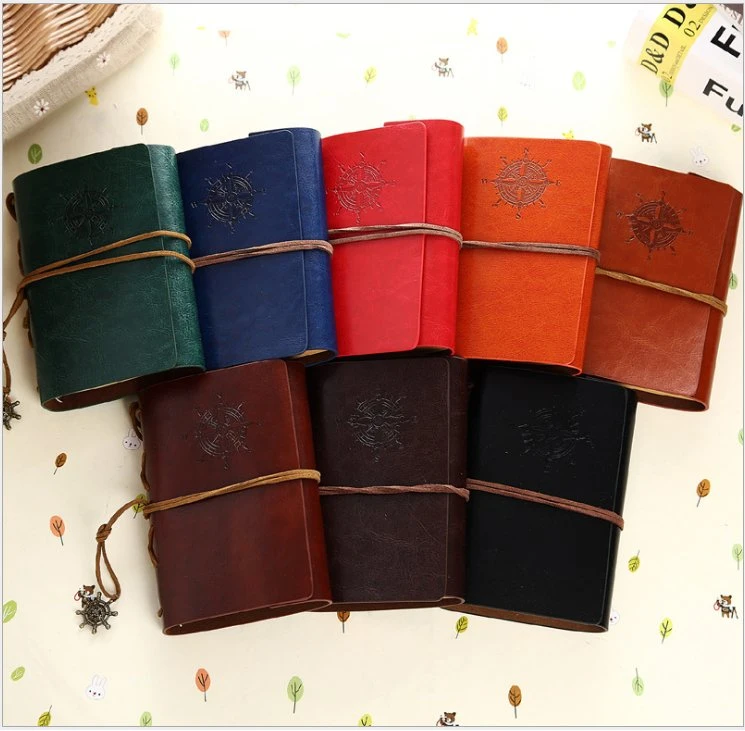 High-End Free Sample Customized PU Leather A5/A4/B5 Notebook with Printed Logo