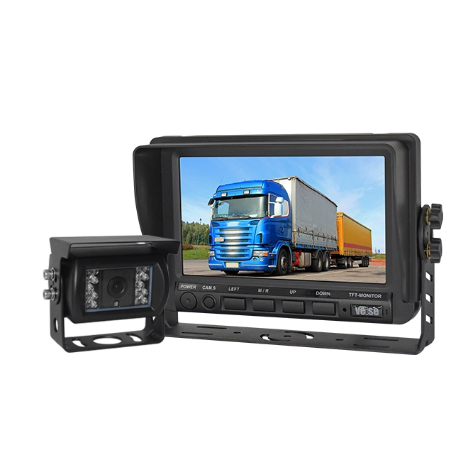 Ahd 1080P Câmera para visão traseira veículo 7'' do MONITOR DE LCD Câmera para visão traseira para caminhões, ônibus