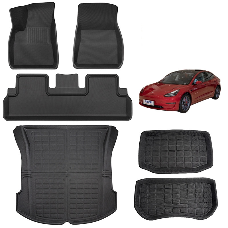 Mats Floor for Model Accessories PVC 3D Custom Fit 5D Customized Back Seat Cover Car Mat