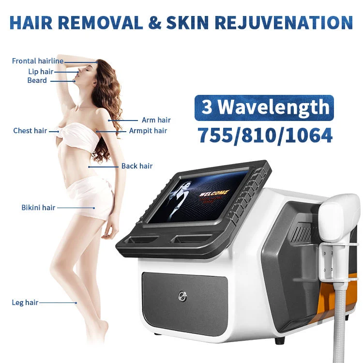 Factory Price CE FDA Certificated 810nm Diode Laser Hair Removal Equipment for Beauty Salon