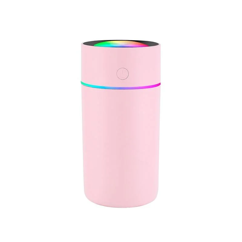 Mini Ultrasonic Air Humidifier Car Home Oil Diffuser Purifier Colorful Light