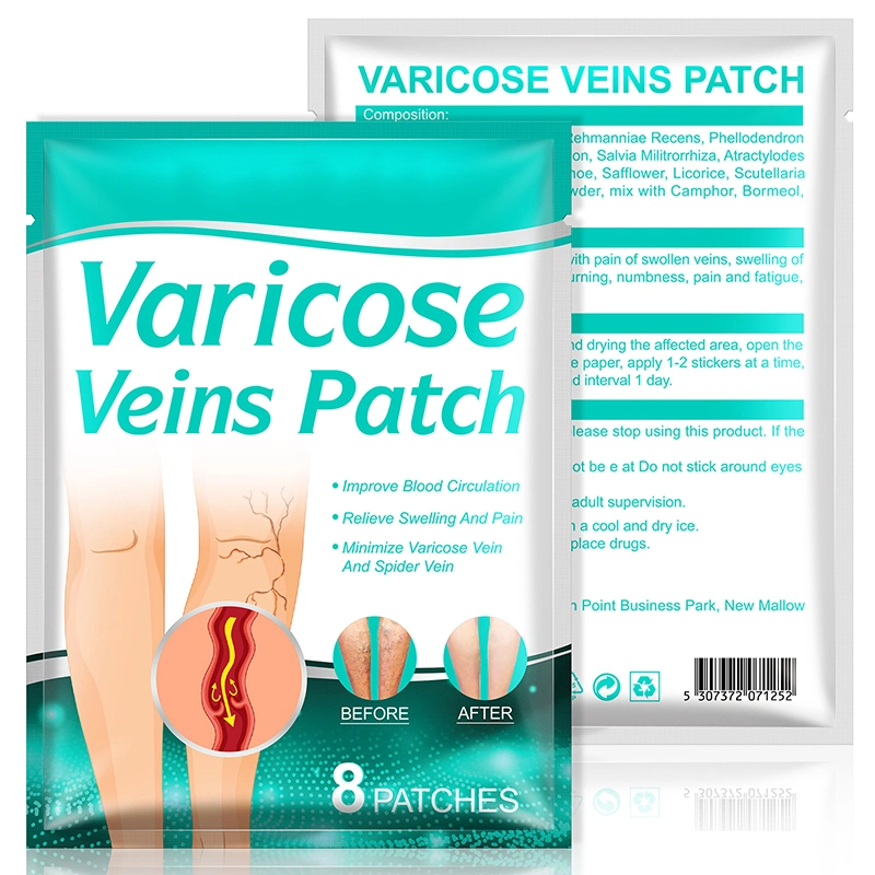 Wholesale/Supplier Private Label Chinese Herbal Health Care Varicose Veins Patch Improve Blood Circulation Relieve Swelling and Pain