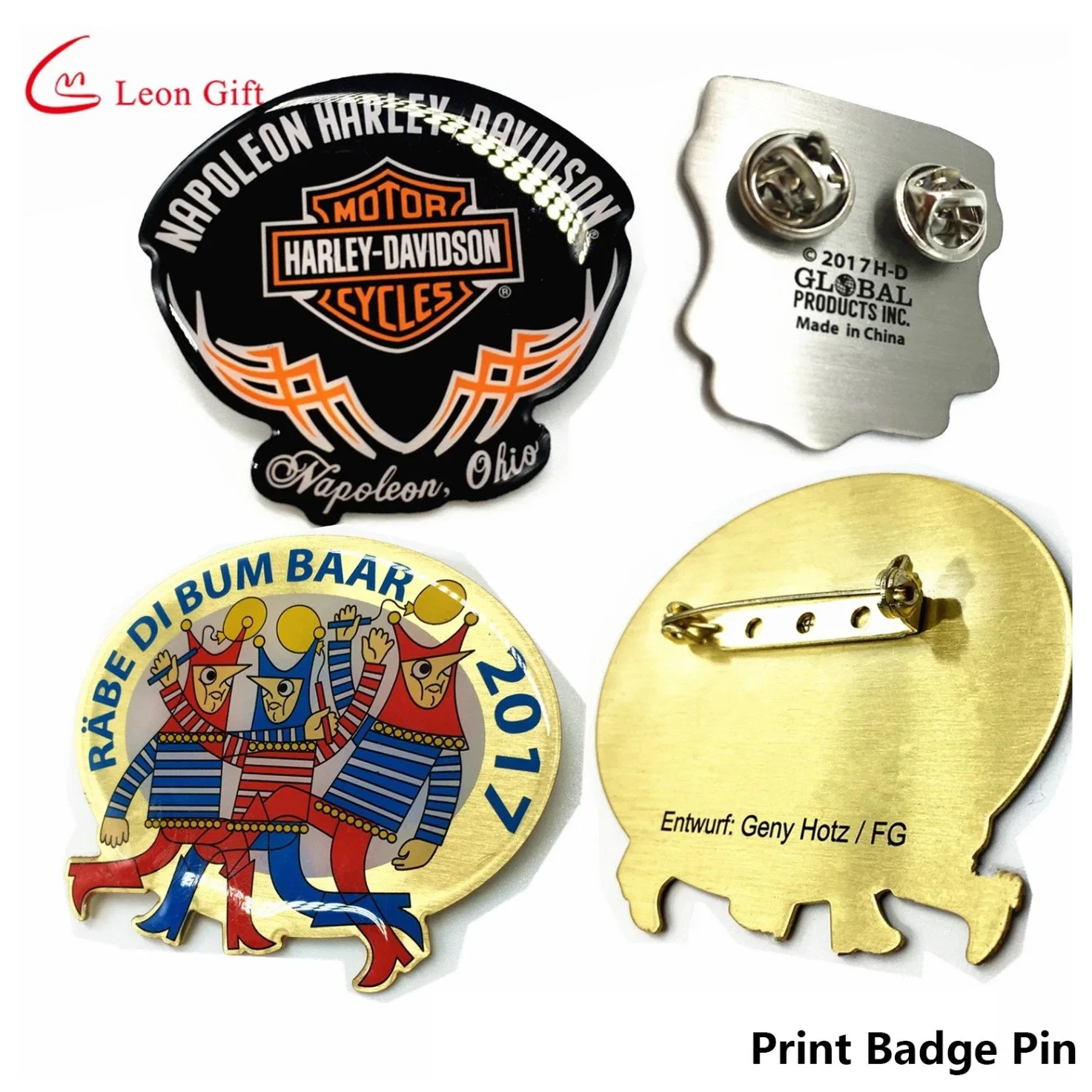 Insigne fournisseur professionnel de gros logo personnalisé Metal Crafts 3D Bouton Style Anime Cartoon Awards Brooch Mou Dur Épinglette d'émail