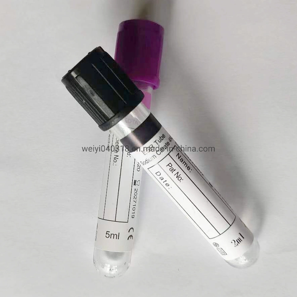 Factory Supply Different Types of Vacutainers Vacuum Blood Collection Tube Blood Collecting Tube with CE ISO