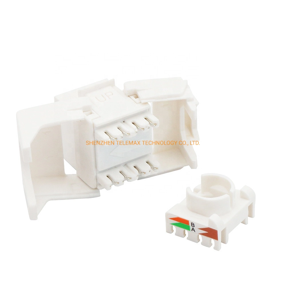 Tool-Free Mini-UTP unshielded Keystone acessível sem ferramentas RJ45 Cat6uma tomada modular para Patch Panel