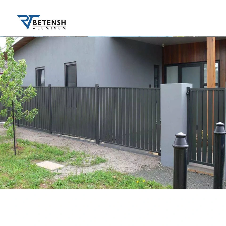 Unique Design Stay Strong Use High quality/High cost performance  Material with Super Ultra- Powder Coating Aluminum Slat Fence for Home