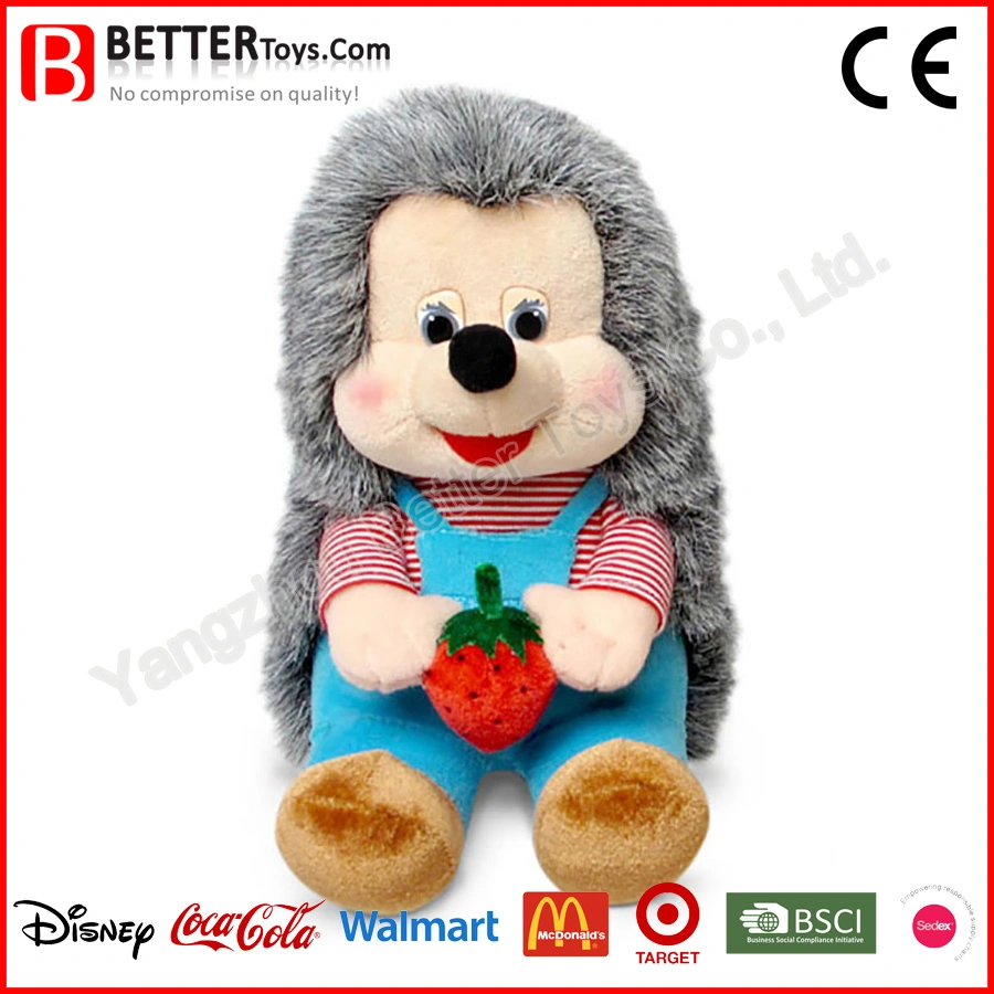 Beautiful Christmas Gift Cute Stuffed Animals Hedgehog for Baby Kids