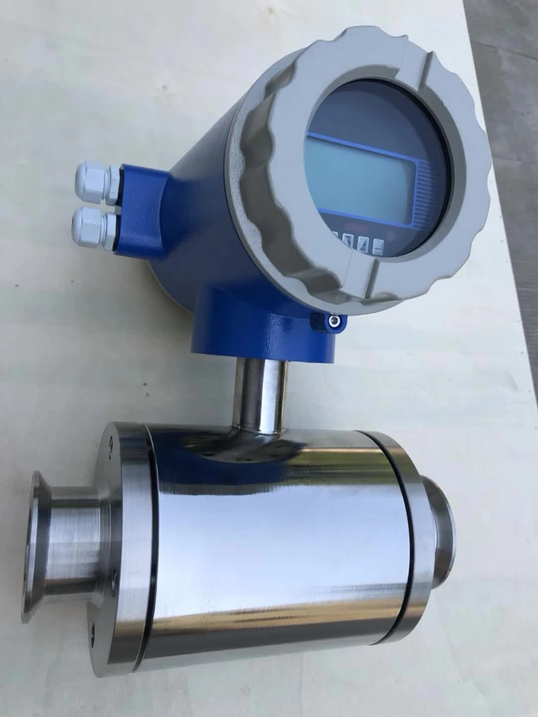 Pulse Output Sanitary DN50 Clamp on Electromagnetic Draught Beer Flow Meter