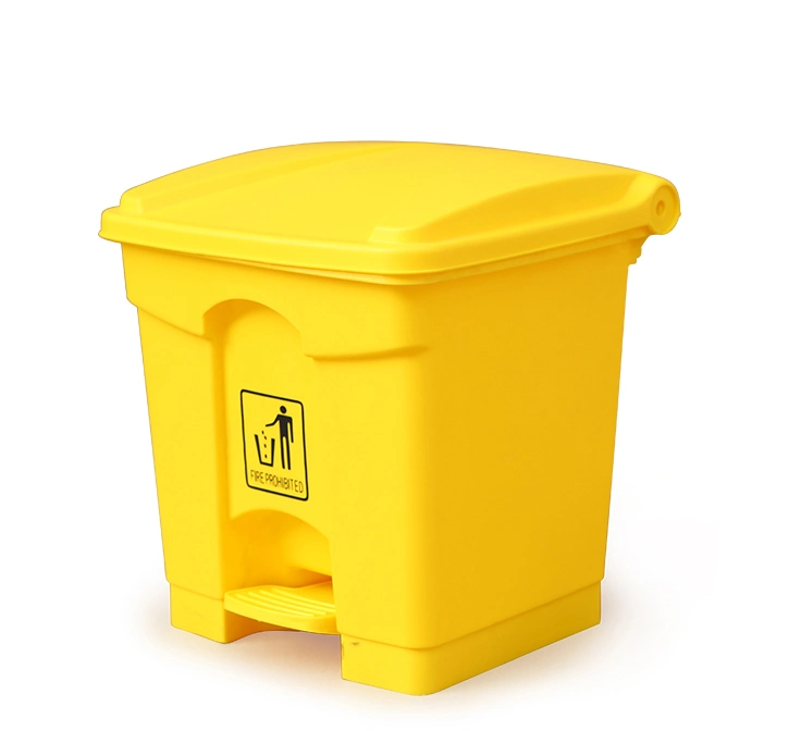 30liter Pedal Plastic Dustbin for Hospital/Aisle Use (KL-34)