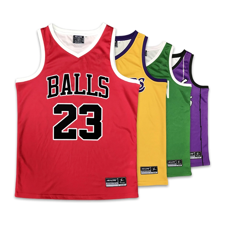 Venda por grosso Customized 100% de malha de poliéster a sublimação Quick Dry homens Design mais recente do basquetebol impresso Sportswear Basquetebol Jersey