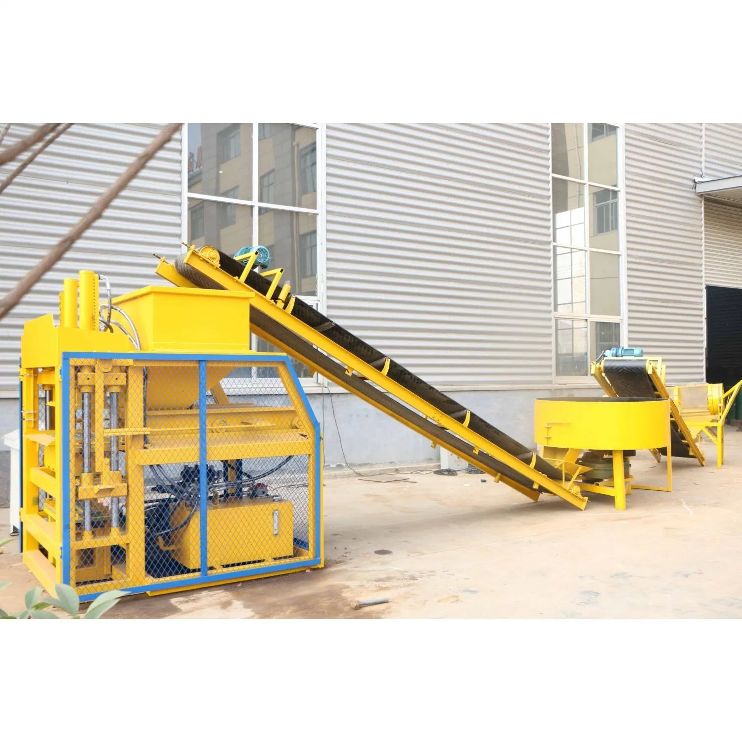 FL5-10 Clay Soil Earth Mud Eco Interlocking Brick Block Making Machine Price