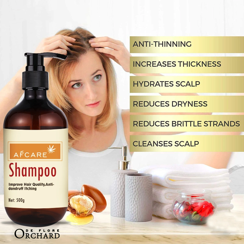 Manufacturer Cheap Price Best Quality Anti Hair Loss Moisturizing Anti-Frizz Hair Argan Oil Shampoo Oil Control Unisex