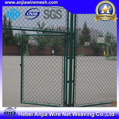 The PVC Coated Chain Link Wire Mesh Fence Gate