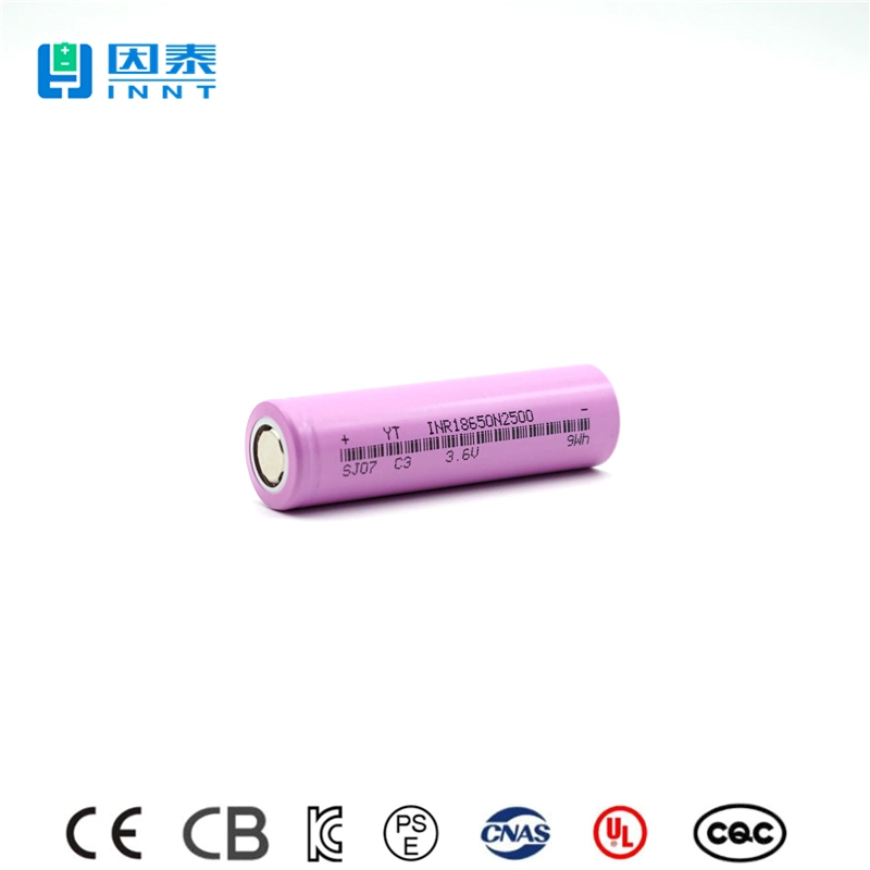 18650 batterie 18650 2 500 mAh 25p batterie rechargeable Li-ion 18650 Blocs-batteries Power Tool